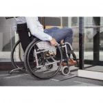 Framery Q flip n fold wheelchair access