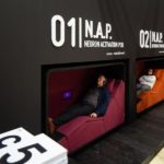 Loook Industries neuron activation pod at exhibition improving stress, sleep recovery
