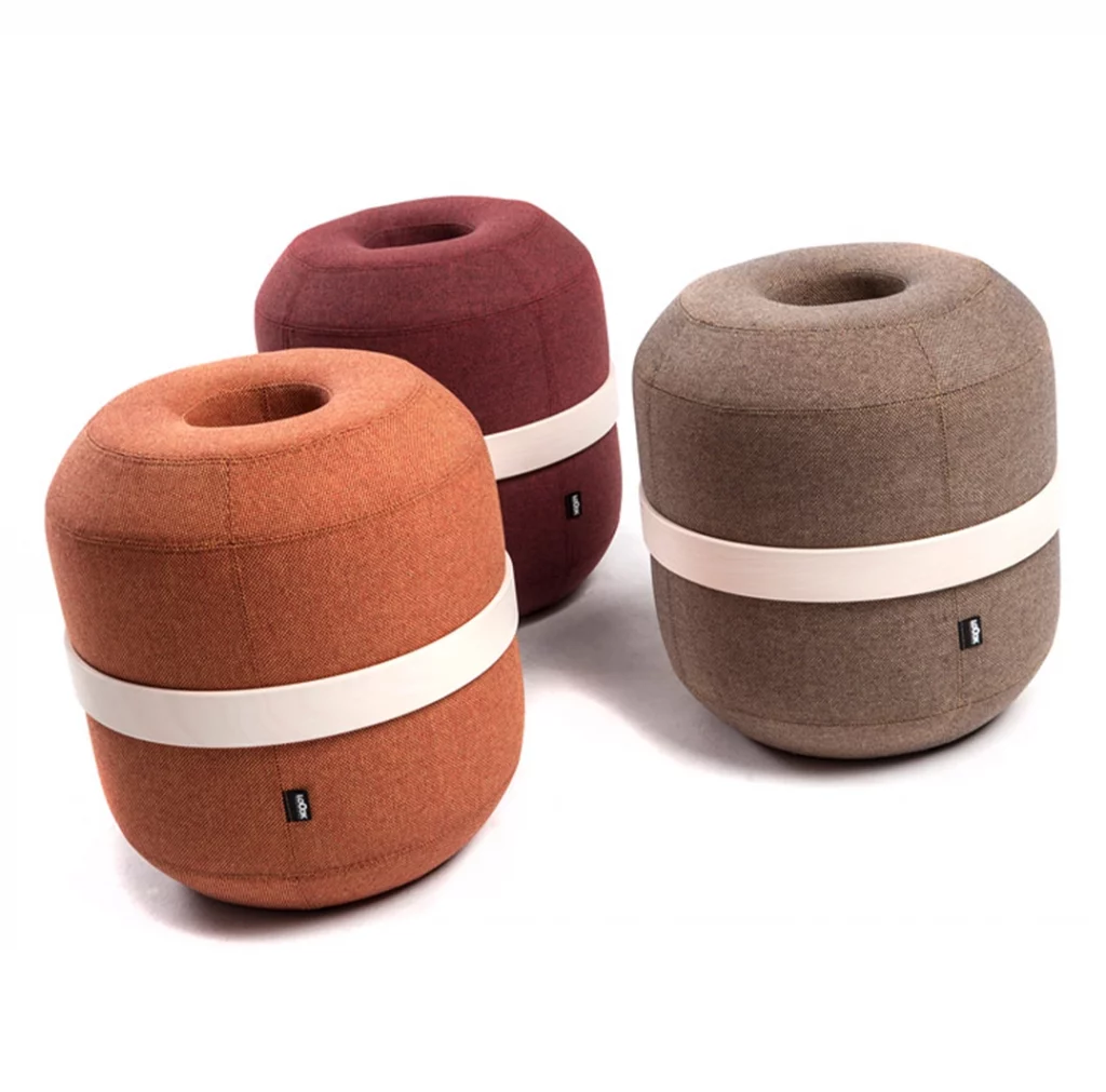 Loook industries bazooka pouf cylinder seat and portable