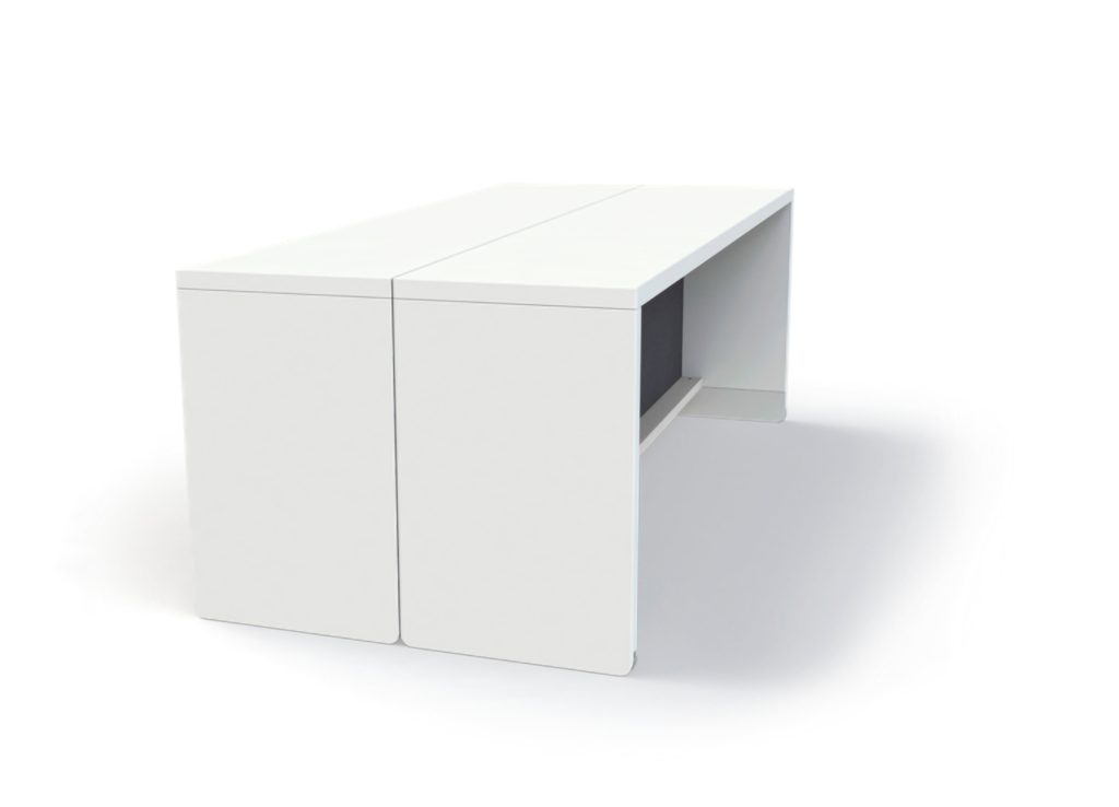 Tablebed double desk / table render