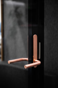 Framery copper-plated door handle